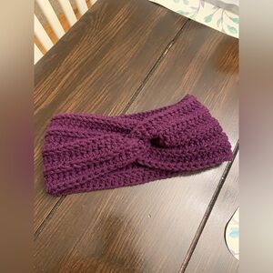 Handmade Purple Crochet Headband